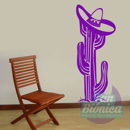 flora39 Adhesivo Decorativo vinilo de cactus