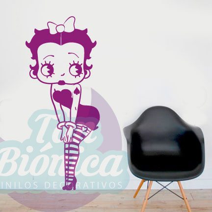 CINE-Y-TV-44 Betty Boop, Talkartoon, Vinilos Adhesivos Decorativos, vinilos para las paredes baratos y económicos. Caricaturas, personajes.