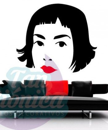 Amelie, película, vinilo adhesivo decorativo, stickers baratos y económicos, empavonados, fotomurales.