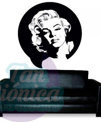 Marilyn Monroe, vinilo adhesivo decorativo, pin up, stickers baratos y económicos, empavonados y fotomurales.