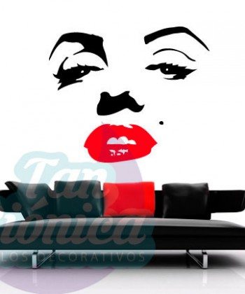 Marilyn Monroe, vinilo adhesivo decorativo, pin up, stickers baratos y económicos, empavonados y fotomurales.