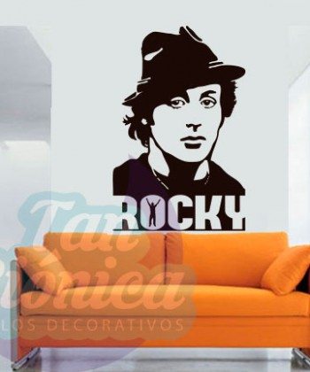 Rocky Balboa películas de acción, vinilos adhesivos decorativos, sticker empavonados y fotomurales baratos y económicos, decoración.