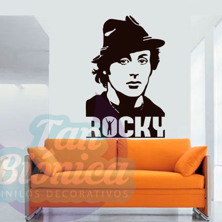 CINE-Y-TV-50 Rocky Balboa películas de acción, vinilos adhesivos decorativos, sticker empavonados y fotomurales baratos y económicos, decoración.
