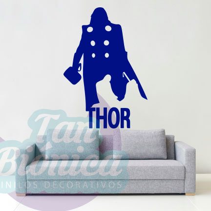 CINE-Y-TV-8 Thor, cómic de marvel. películas y personaje cine. Vinilo Adhesivo Decorativo, sticker para decoración de paredes. Chile. baratos, económicos.