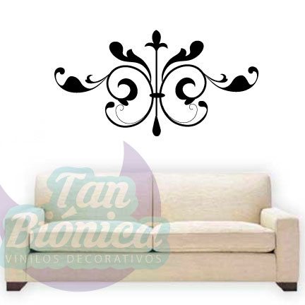 Ornamental 2 Ornamentos, adornos, decoración con vinilos adhesivos decorativos, stickers, empavonados.
