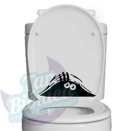 WC11 WC Vinilo Adhesivo Decorativo para WC, baño, sticker para el estanque del baño, fotomurales y empavonados económicos y baratos, Chile. Inodoros, tapa del baño.