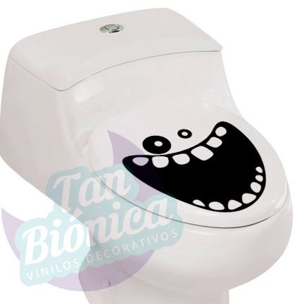 WC4 WC Vinilo Adhesivo Decorativo para WC, baño, sticker para el estanque del baño, fotomurales y empavonados económicos y baratos, Chile.