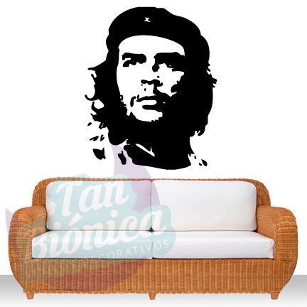 LEYENDAS22 Leyendas de música, cantantes, Vinilos Adhesivos Decorativos, fotomurales, empavonados oficinas, Chile, gratuito, barato y económico. Che Guevara.