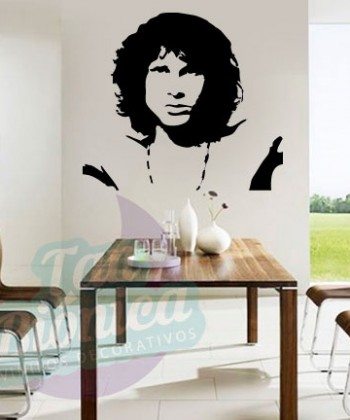 Leyendas de música, cantantes, Vinilos Adhesivos Decorativos, fotomurales, empavonados oficinas, Chile, gratuito, barato y económico, Jim Morrison, The Doors