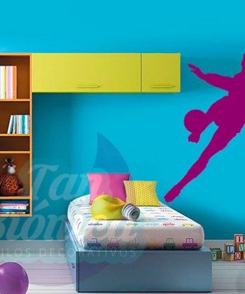Vinilos Adhesivos decorativos, stickers, empavonados y fotomurales. Baratos y económicos, Pegatinas para las paredes. Jugador de fútbol, futbolista.